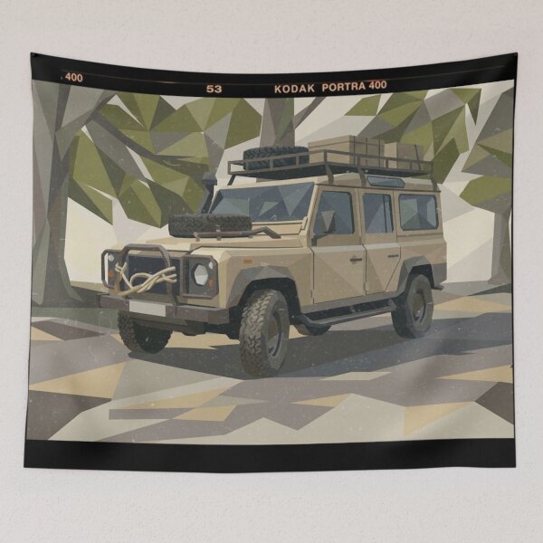 Item preview, Land Rover Defender Geometric Scenery designed and sold by Dimensionality.