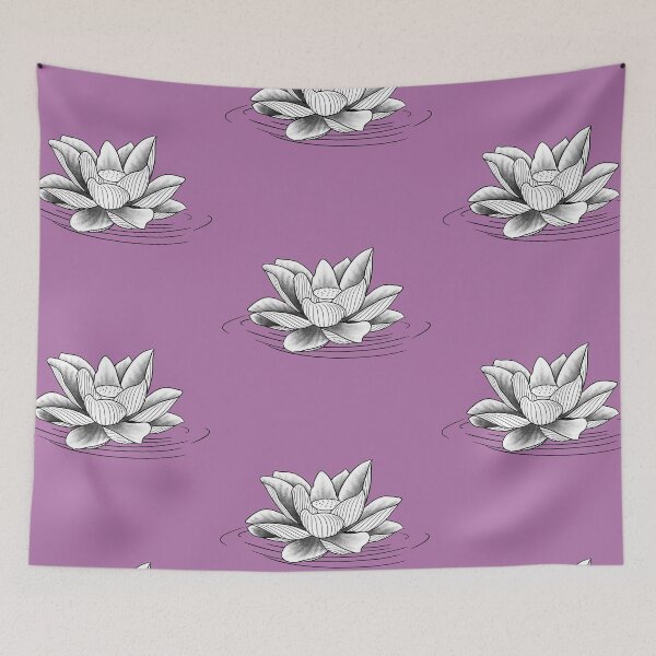 Item preview, flor de loto designed and sold by TheNuttyDuck.
