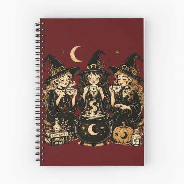 Item preview, Cute Vintage Halloween Witches Brewing Potion | Retro Witchcore Autumn Graphic Shirt designed and sold by Anastasiia Yurevych.