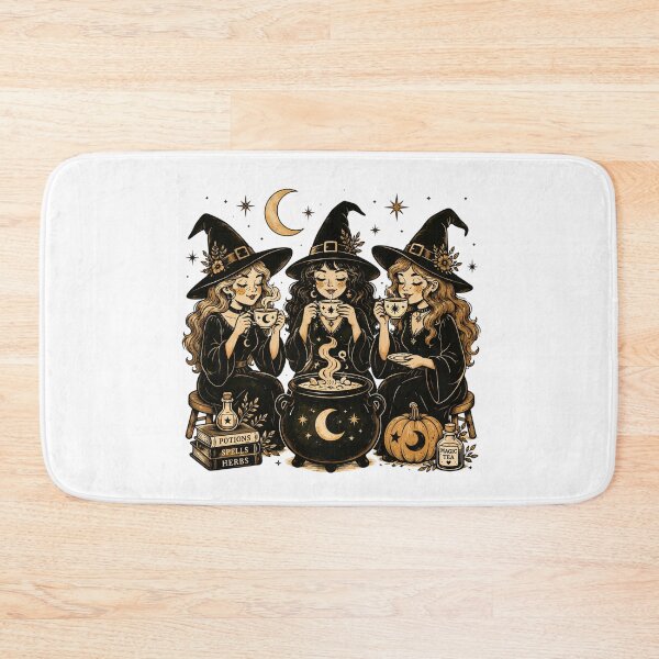 Item preview, Cute Vintage Halloween Witches Brewing Potion | Retro Witchcore Autumn Graphic Shirt designed and sold by Anastasiia Yurevych.