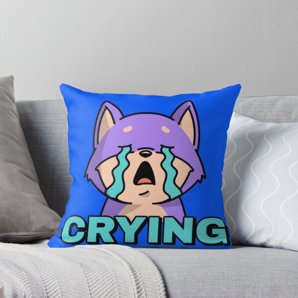 Item preview, CRYING Anime Cat Meme - Funny Sad Sobbing Kitten designed and sold by GenZFashion000.