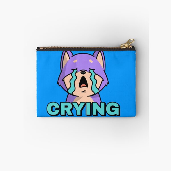 Item preview, CRYING Anime Cat Meme - Funny Sad Sobbing Kitten designed and sold by GenZFashion000.