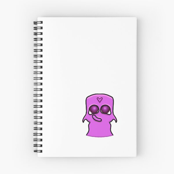 Item preview, Cute Purple Ghost Monster with Heart – Kawaii Sticker Art designed and sold by davidmalec.
