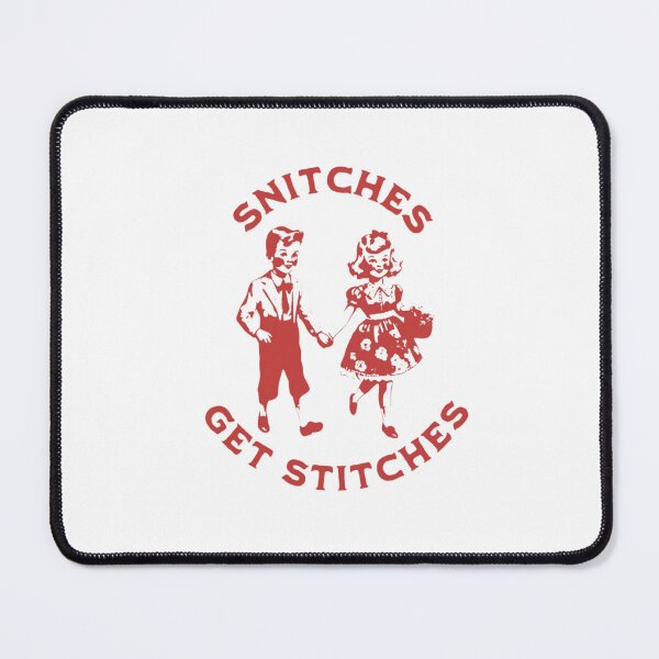 Item preview, Snitches Get Stitches Vintage Parody designed and sold by RahniNM.
