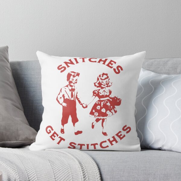 Item preview, Snitches Get Stitches Vintage Parody designed and sold by RahniNM.
