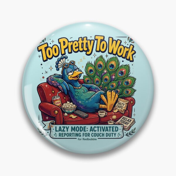 Item preview, too pretty to work designed and sold by HAYA6395.
