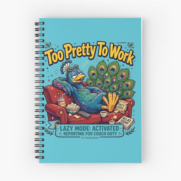 Item preview, too pretty to work designed and sold by HAYA6395.