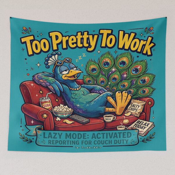 Item preview, too pretty to work designed and sold by HAYA6395.