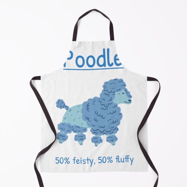 Item preview, Poodle 50 Feisty 50 Fluffy - Cute Blue Dog Illustration designed and sold by GenZFashion000.