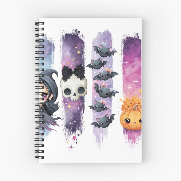 Item preview, Pastel Goth Kawaii Halloween Design | Cute Bats Chibi Witch Pumpkin Watercolor Shirt designed and sold by Anastasiia Yurevych.