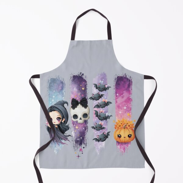 Item preview, Pastel Goth Kawaii Halloween Design | Cute Bats Chibi Witch Pumpkin Watercolor Shirt designed and sold by Anastasiia Yurevych.