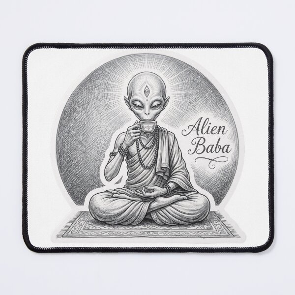 Item preview, Alien Baba Graphite Guru Sticker designed and sold by krazzyremo.