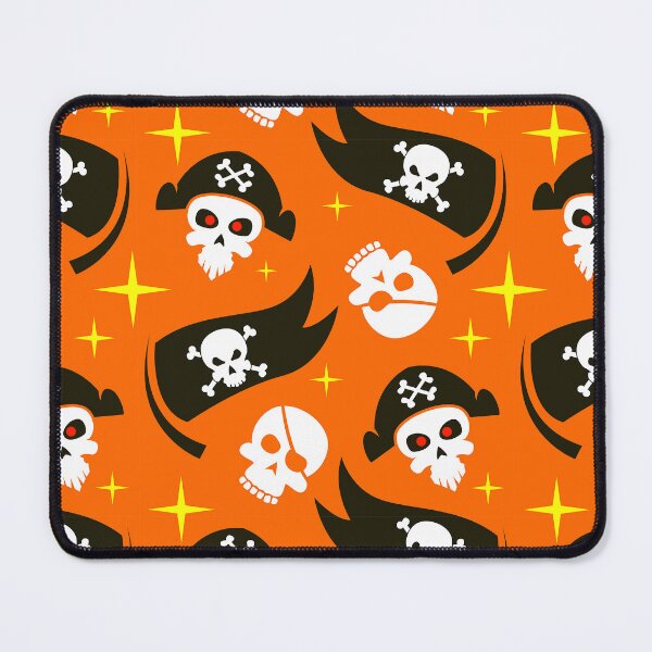 Item preview, Halloween Pirates and Skulls Orange And Black Pattern designed and sold by DEC02.