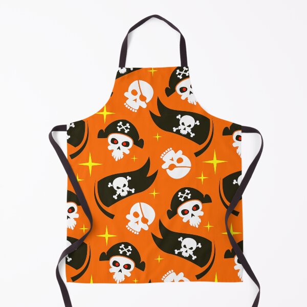 Item preview, Halloween Pirates and Skulls Orange And Black Pattern designed and sold by DEC02.