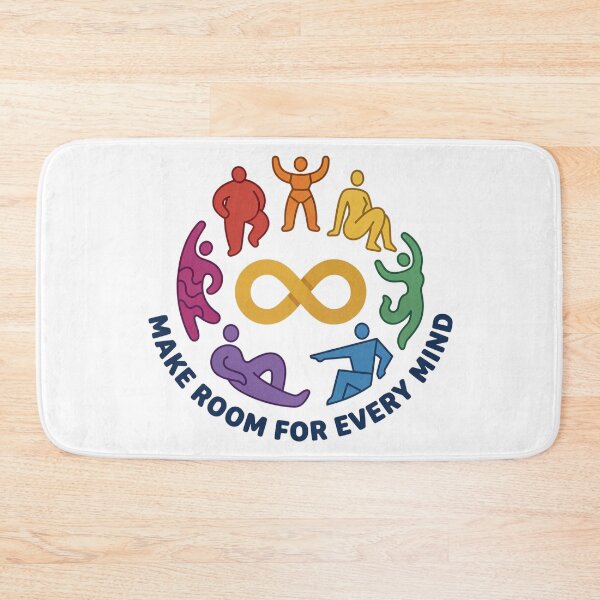 Item preview, Make Room For Every Mind | Neurodiversity Acceptance Gold Infinity Inclusive Education Design designed and sold by Anastasiia Yurevych.