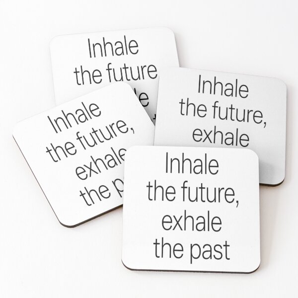 Item preview, Inhale The Future Exhale The Past Inspirational Quote Print designed and sold by Gameshalah's Designs Hub.