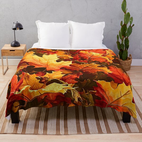 Item preview, Autumn Red, Tangerine, Yellow Fall Leaves Photo Art designed and sold by DEC02.