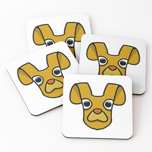 Item preview, Cute Golden Dog Face – Puppy Sticker Art designed and sold by davidmalec.