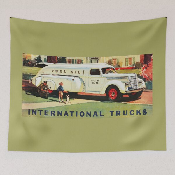 Item preview, International Trucks Classic Fuel Tanker Advert designed and sold by Dimensionality.