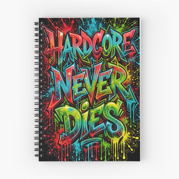 Item preview, Hardcore Never Dies – Neon Street Graffiti designed and sold by RH Design Lab.