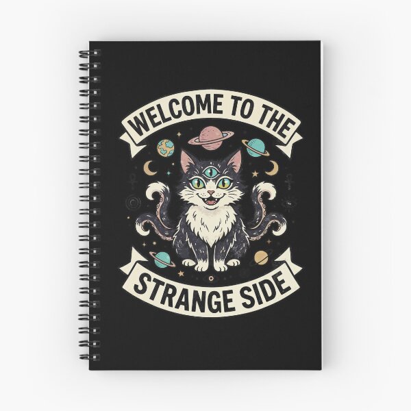 Item preview, Welcome to the Strange Side | Mystical Three-Eyed Cat Witchcore Gothic Halloween Design designed and sold by Anastasiia Yurevych.