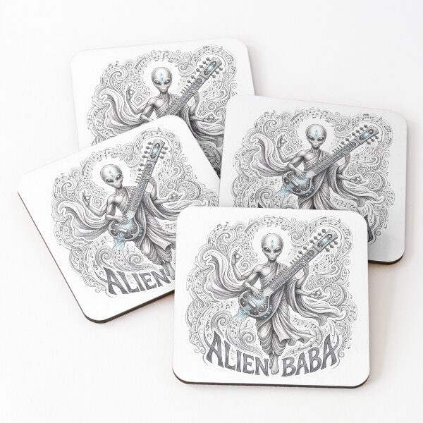 Item preview, Alien Baba Charcoal Sage Sticker designed and sold by krazzyremo.