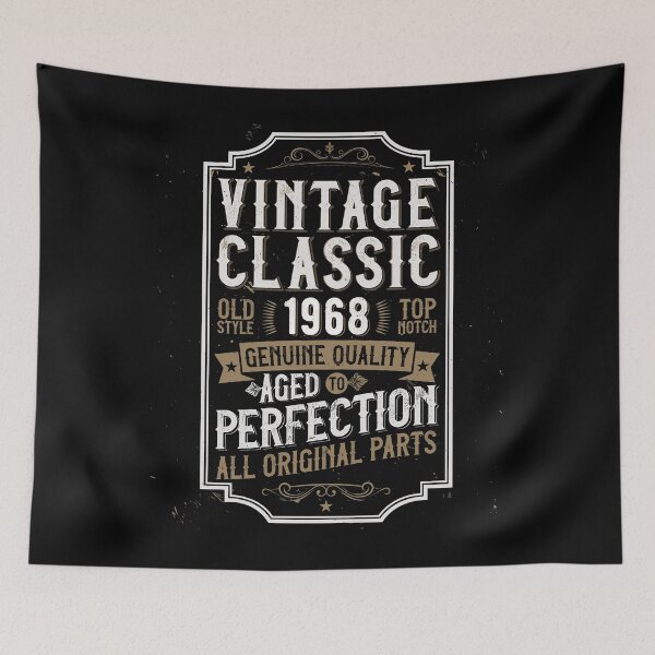 Item preview, 50 years Birthday Vintage 1968 Funny Aged Weathered Distressed Gift designed and sold by kolbasound.