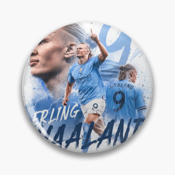 Item preview, Erling Haaland Lightning Strike – Dynamic Football Fan Art designed and sold by BoomStickers18.