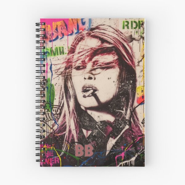 Item preview, Brigitte Bardot Graffiti Street Art Smoking Portrait designed and sold by Vicky021.