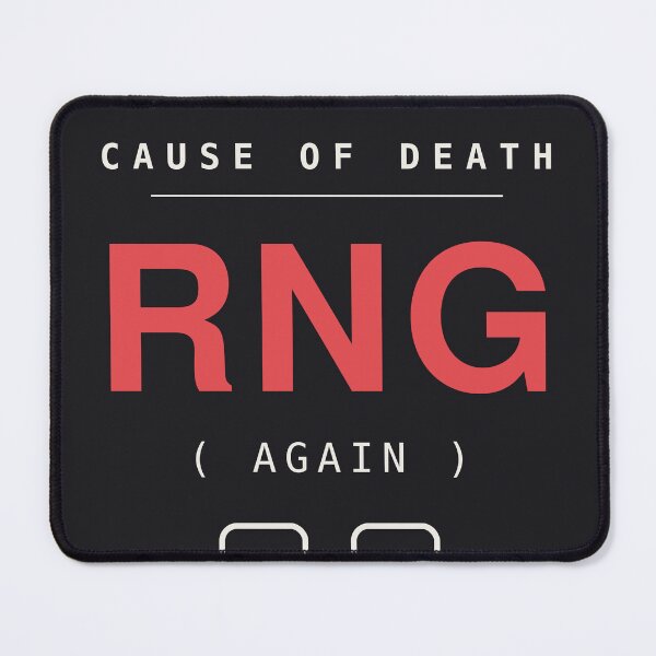 Item preview, Cause of Death RNG Again, Funny Roguelike Card Game Humor designed and sold by River1Shop.