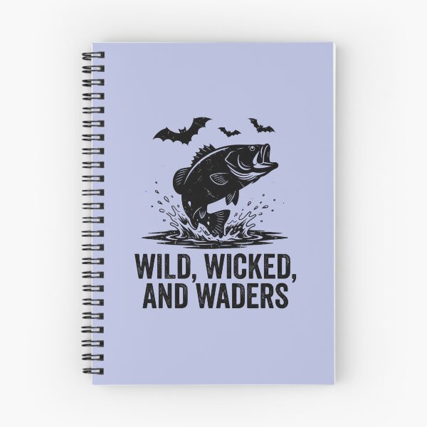 Item preview, Wild Wicked and Waders Halloween Bass Fishing T-Shirt designed and sold by Raw Tigers.