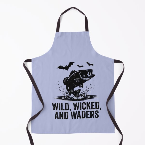 Item preview, Wild Wicked and Waders Halloween Bass Fishing T-Shirt designed and sold by Raw Tigers.