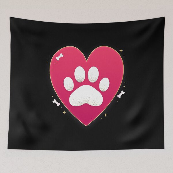 Item preview, Pawprint on my Heart designed and sold by GiaoCalonas.