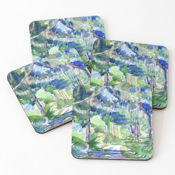 Item preview, Watercolor Woodland Path designed and sold by ImogenDavisArt.