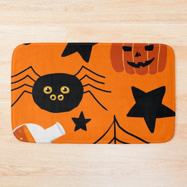 Item preview, Fun Halloween Jack-O-Lantern, Spider And Cat Pattern designed and sold by DEC02.