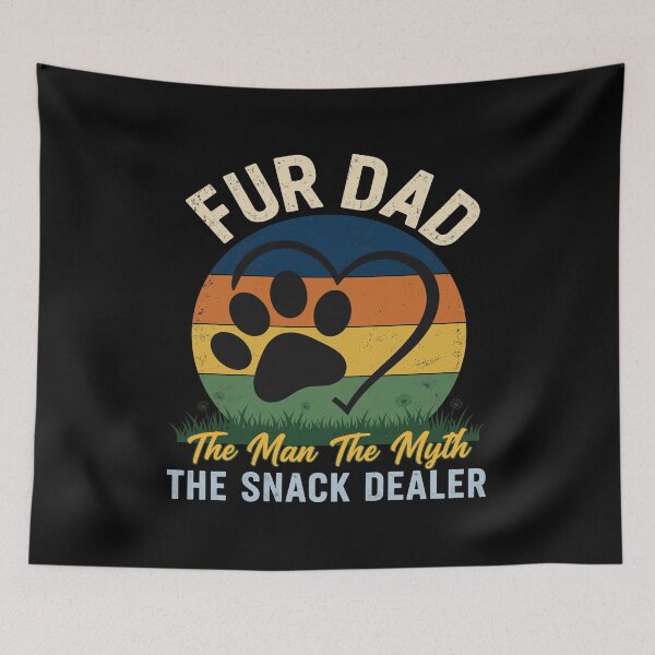 Item preview, Fur Dad Snack Dealer Paw Print designed and sold by GiaoCalonas.