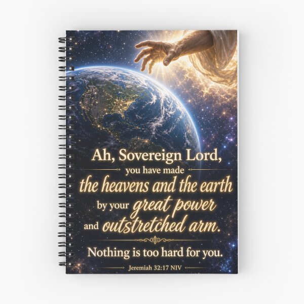 Item preview, Jeremiah 32:17 NIV - v1 - JCTRUTHER designed and sold by JCTRUTHERshop.