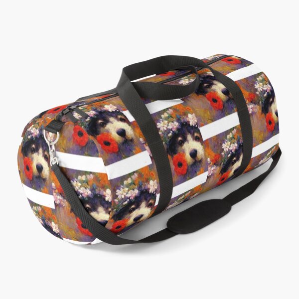 Item preview, Flower Dog Impressionist Art designed and sold by danyelprojects.