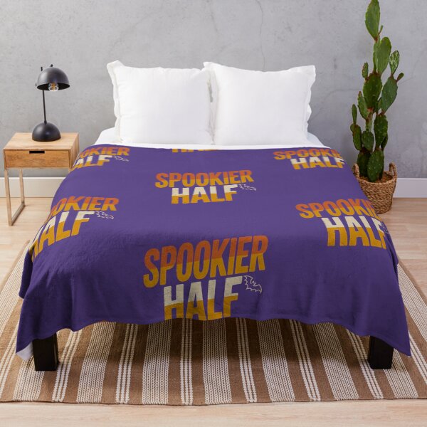 Item preview, Spookier Half Funny Halloween Couples Matching Shirt designed and sold by Raw Tigers.