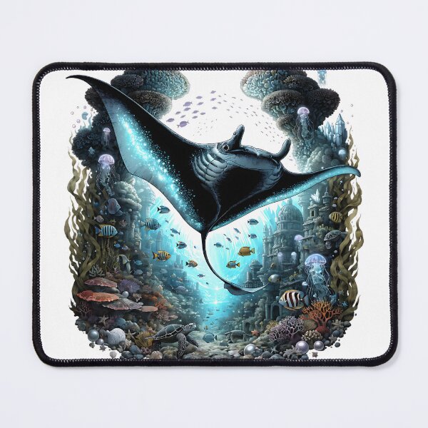 Item preview, Ancient Giant Manta Spirit designed and sold by Neural-canvas.