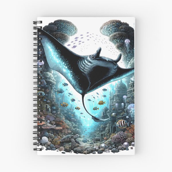 Item preview, Ancient Giant Manta Spirit designed and sold by Neural-canvas.