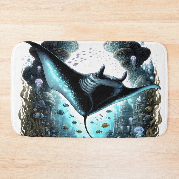 Item preview, Ancient Giant Manta Spirit designed and sold by Neural-canvas.