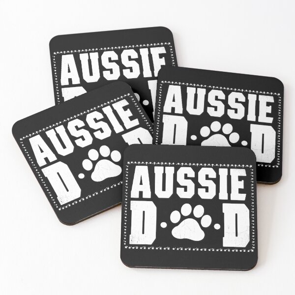 Item preview, Aussie Dad Shirt Australian Shepherd Dog Paw Funny Dog Lover designed and sold by GiaoCalonas.