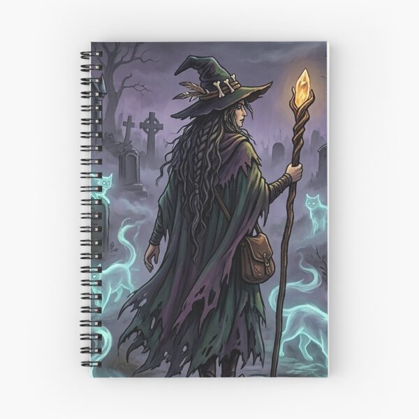 Item preview, Dark Witch Graveyard Tapestry | Gothic Ghost Cats Poster | Gift for Goths designed and sold by YNAMREG.