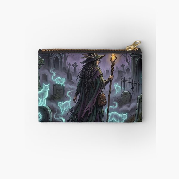 Item preview, Dark Witch Graveyard Tapestry | Gothic Ghost Cats Poster | Gift for Goths designed and sold by YNAMREG.