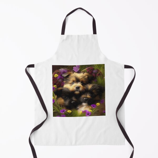 Item preview, Puppies and Flowers Love Art designed and sold by danyelprojects.
