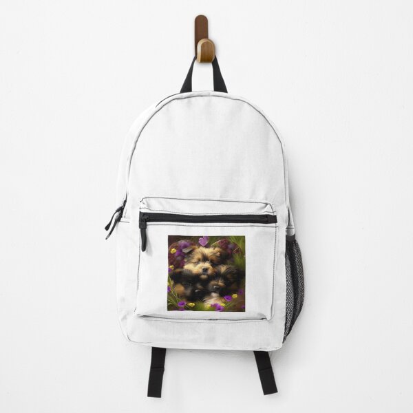 Item preview, Puppies and Flowers Love Art designed and sold by danyelprojects.