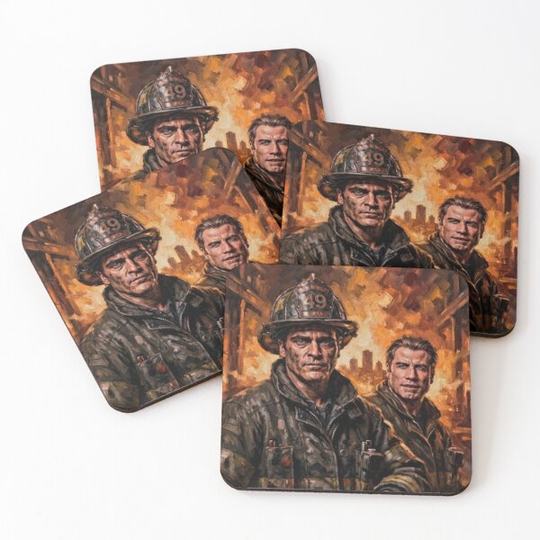 Item preview, Ladder 49 Retro Action Drama Tribute Art Poster designed and sold by Art's Diner.
