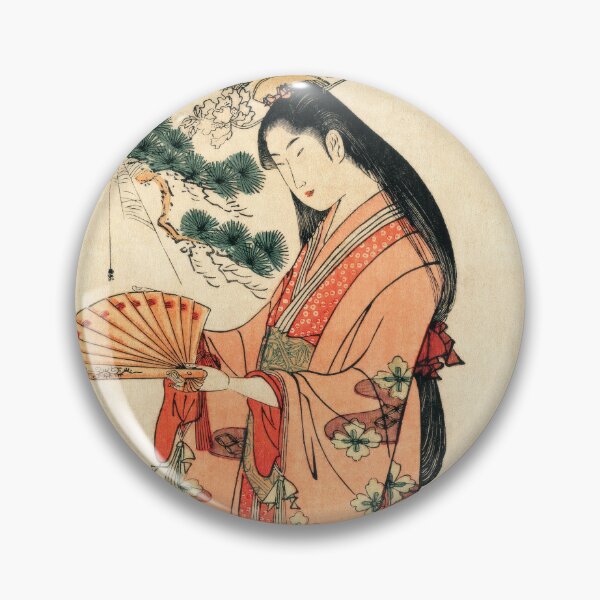 Item preview, Woman Geisha Japanese Art in Kimono Vintage Illustration designed and sold by RGB-crayon.