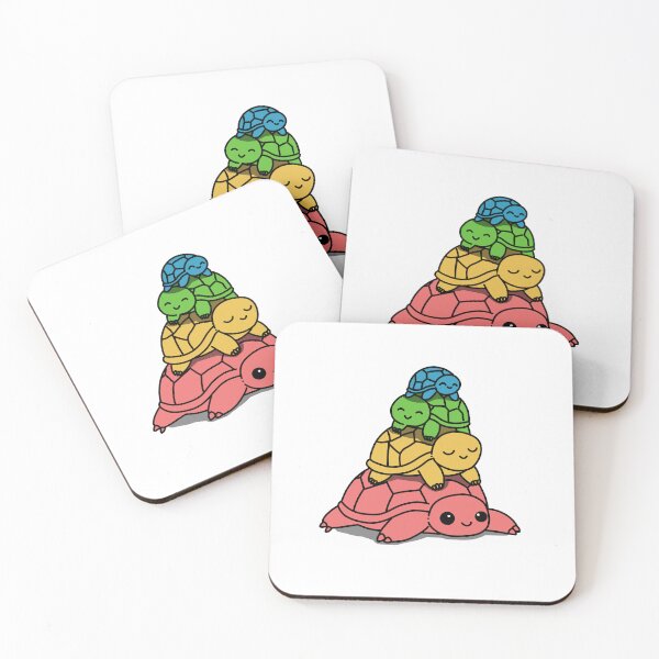 Item preview, Rainbow Turtle Stack designed and sold by ZwoToopia.
